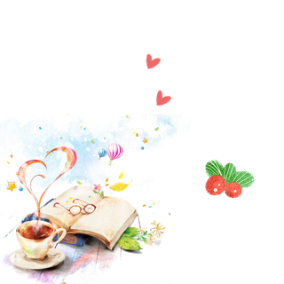 咖啡爱心情人节