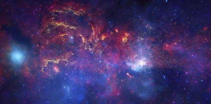 元宇宙世界天空背景墙风景