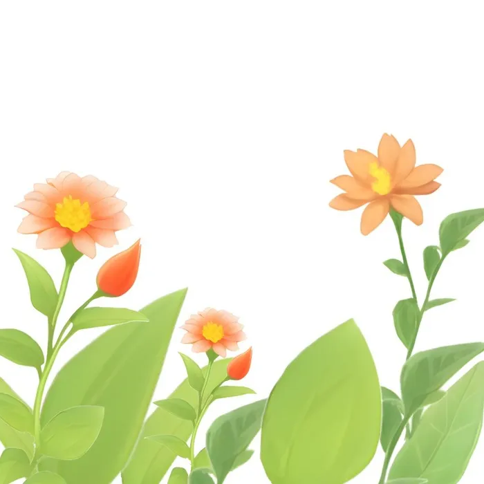 花束叶子绿叶免抠(2048x2048)