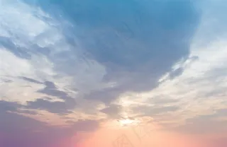 蓝天白云美丽风景图片