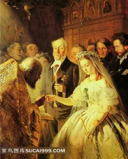 不相称的婚姻 世界名画