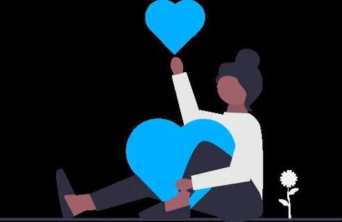 2.5d爱心插画小图标素材