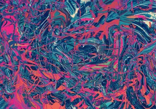 抽象艺术油漆颜料混色流体简笔背景