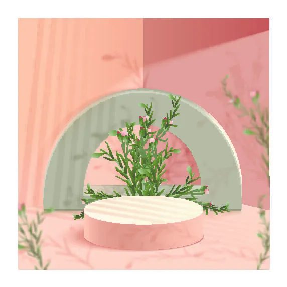 电商产品展示台样机素材eps,ai矢量模版下载