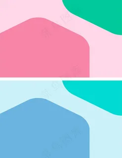 炫彩几何图形背景 几何艺术设计