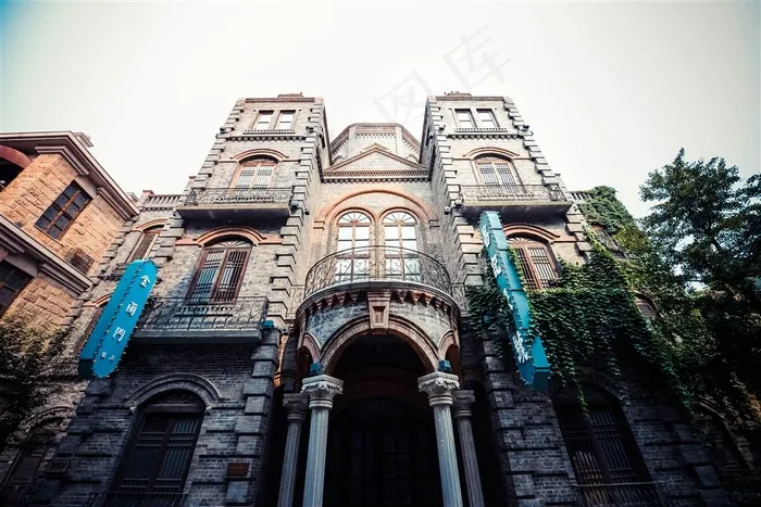 台儿庄古城欧式建筑正面