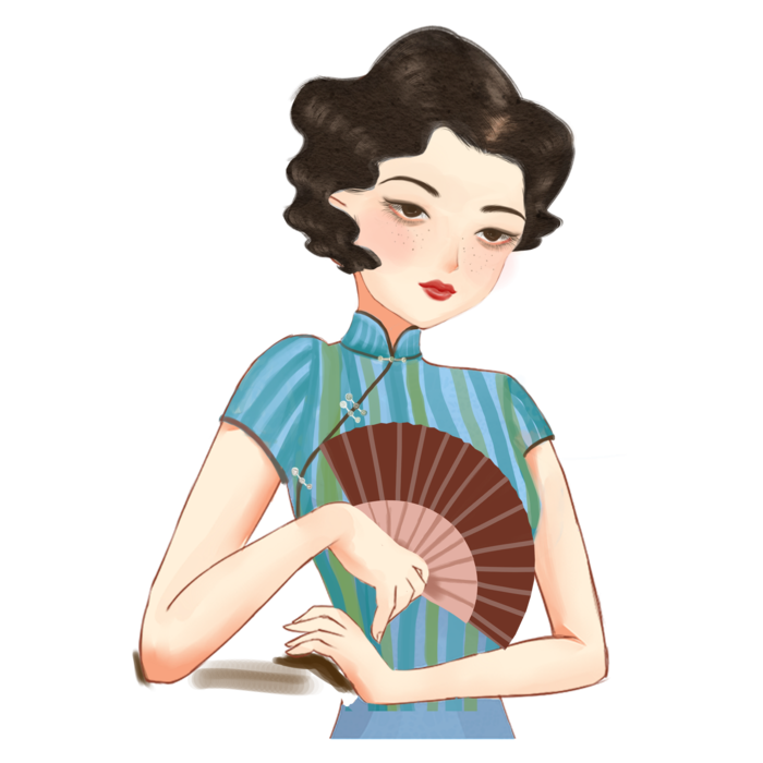 传统旗袍美女 (27)