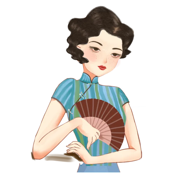 传统旗袍美女 (27)