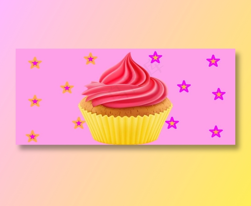 纸杯蛋糕卡通素材