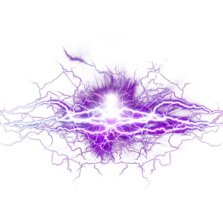 科技线条紫色卡通素材