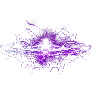 科技线条紫色卡通素材