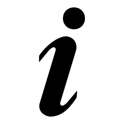 字母I PNG免抠(512x512)