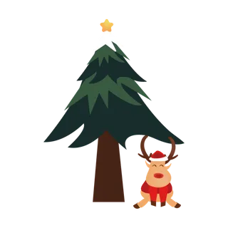 圣诞节平安夜冬季双旦设计圣诞节圣诞装饰海报元素