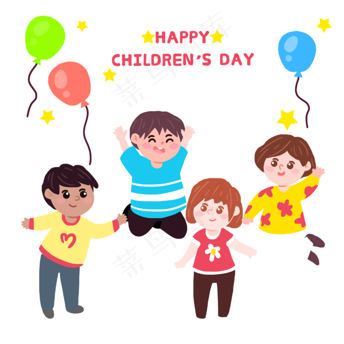 六一儿童节插画 