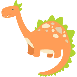 卡通恐龙生日宝宝宴派对素材恐龙派对免扣素材