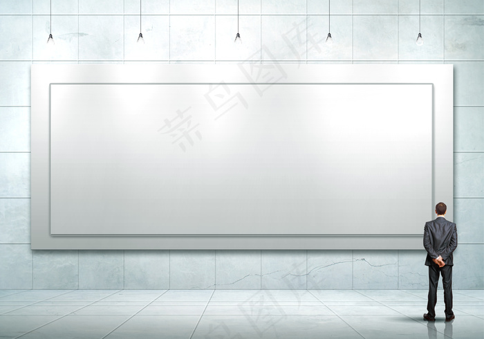 墙壁空白广告图片下载