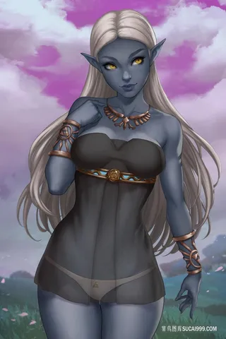 欧美科幻画美女图片