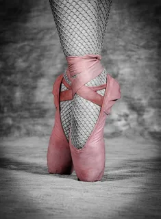 芭蕾舞脚部特写高清摄影图片