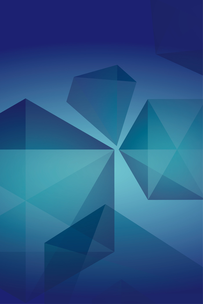 蓝色抽象钻石科技风背景