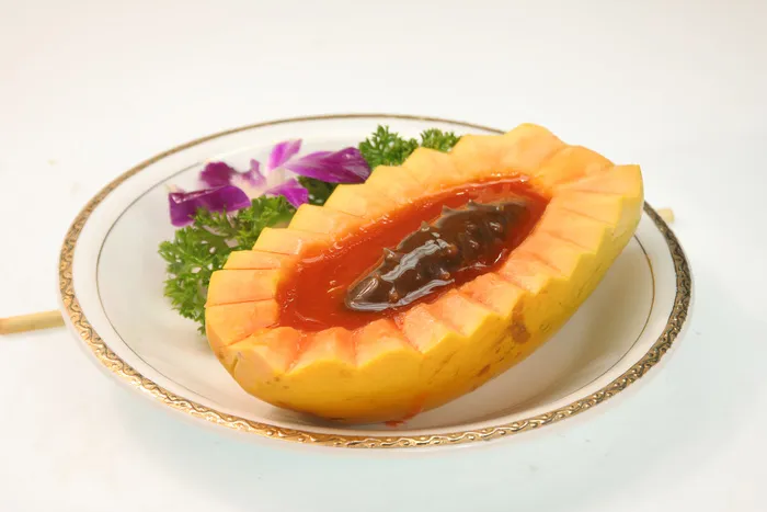 20原汁木瓜炖辽参  定州通达