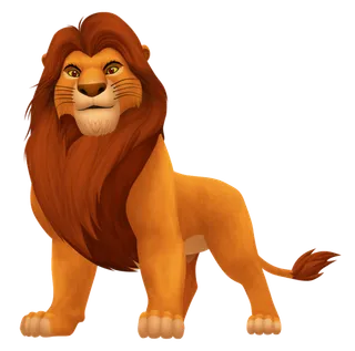 狮子王卡通素材简笔