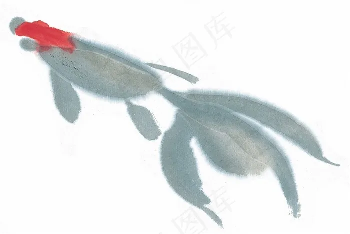 鱼虾蟹龟艺术绘画jpg素材