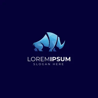 动物形象几何图形状鸟类狗狗渐变LOGO标志ai矢量源文件设计素材