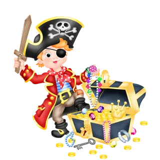 海盗宝藏卡通