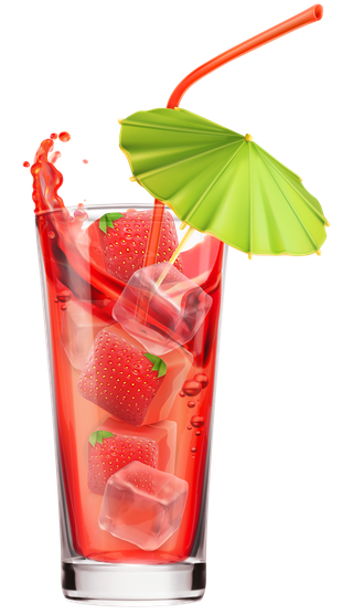 冰镇草莓汁