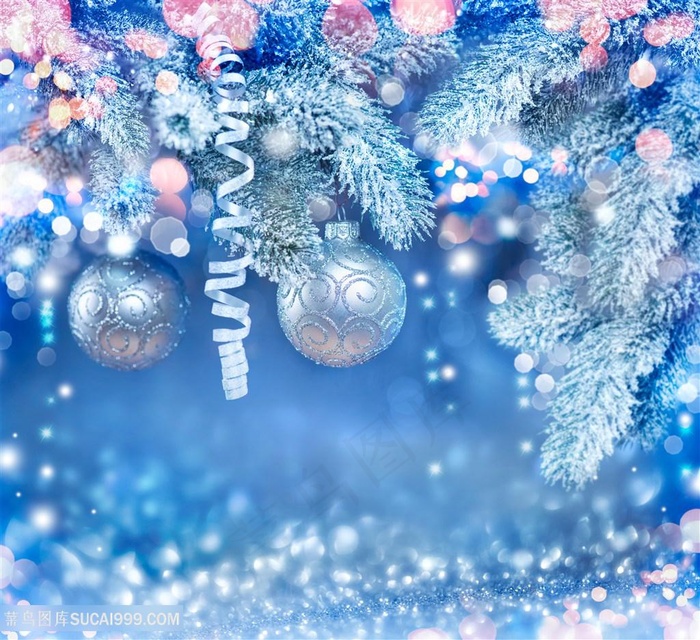 唯美圣诞节圣诞树高清图片