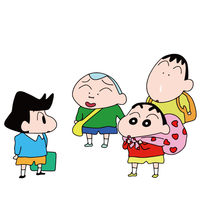 蜡笔小新可爱动画人物免扣素材