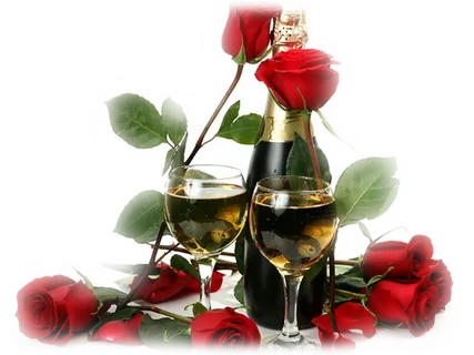 玫瑰香槟杯子