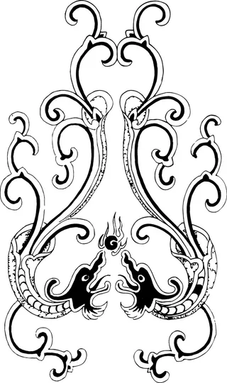 古色古香古典古风花纹边框纹路矢量图