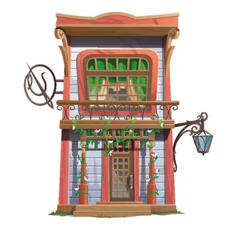 房地产卡通房屋矢量素材