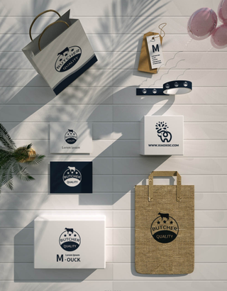 包装智能贴图样机VI效果PSD素材