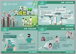 世界无烟日烟草危胁环境展板