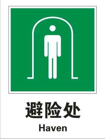 矢量避险区cdr矢量模版下载