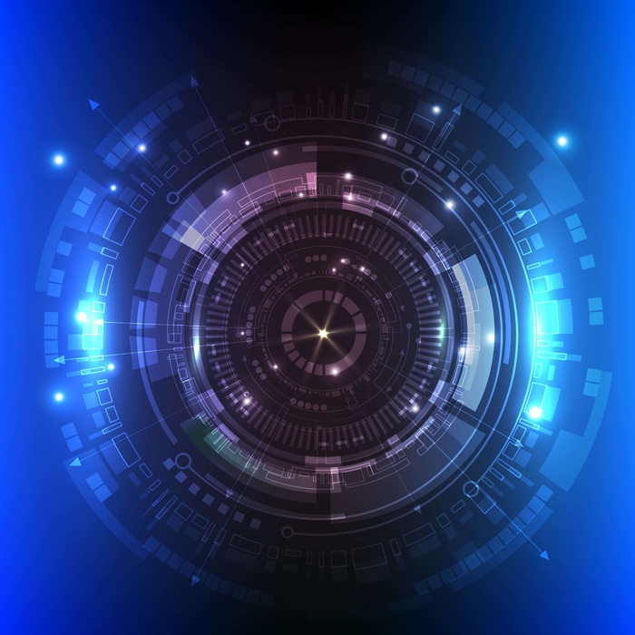 科技科幻未来仪表盘HUD界面UI图标数据图形图案eps,ai矢量模版下载