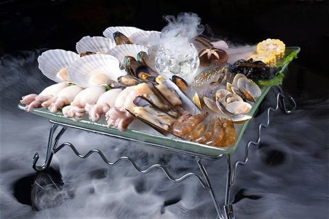 生猛海鲜缤纷海鲜组合美食素材中华美食