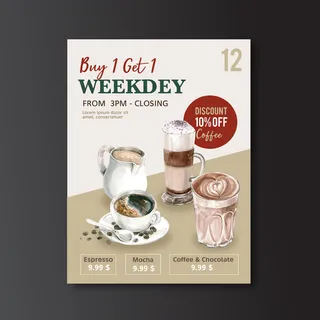 电商广告咖啡海报