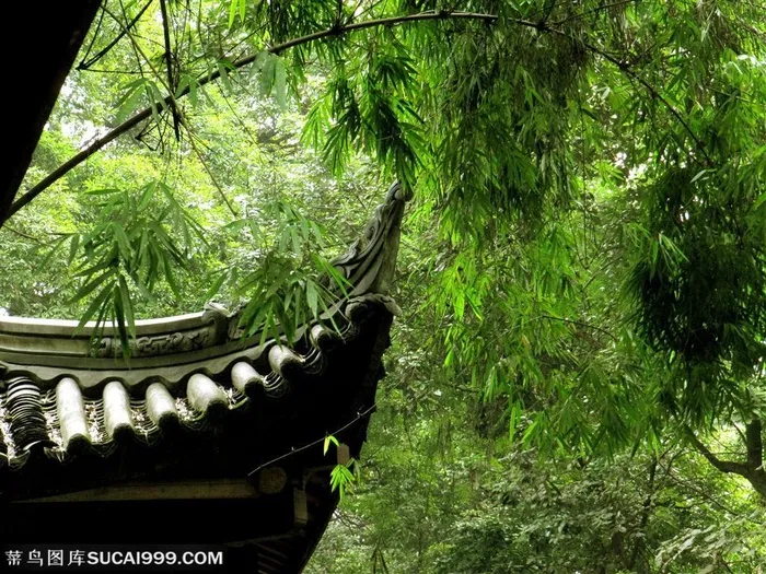 中国古典园林艺术成都杜甫草堂旅游图片