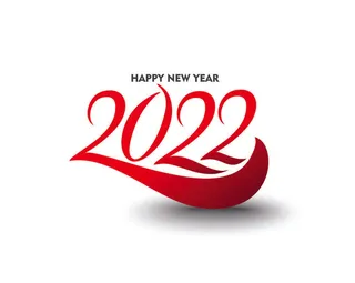 设计 2022 数字 新年 素材
