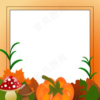 万圣节相框背景图片