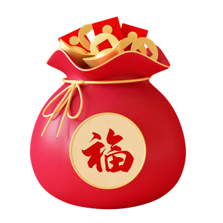 新年元素素材红色喜庆新春兔年