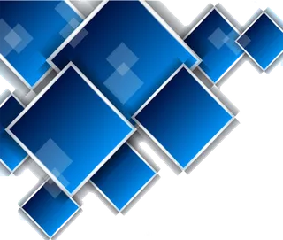 蓝色方形菱形科技kv主视觉