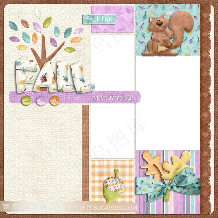 卡通动物艺术相框