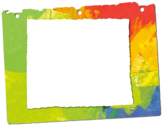 纸张手撕线白纸卡通少儿兴趣班