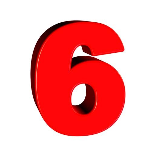 数字 6免抠(720x720)