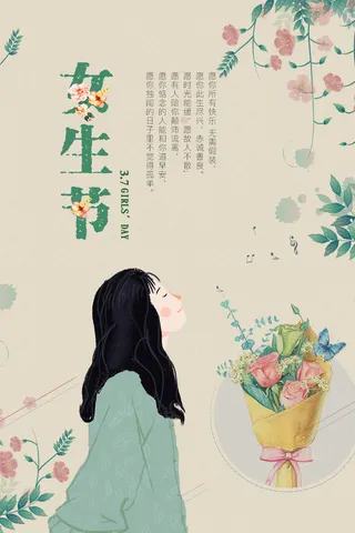 三八妇女节女神节海报