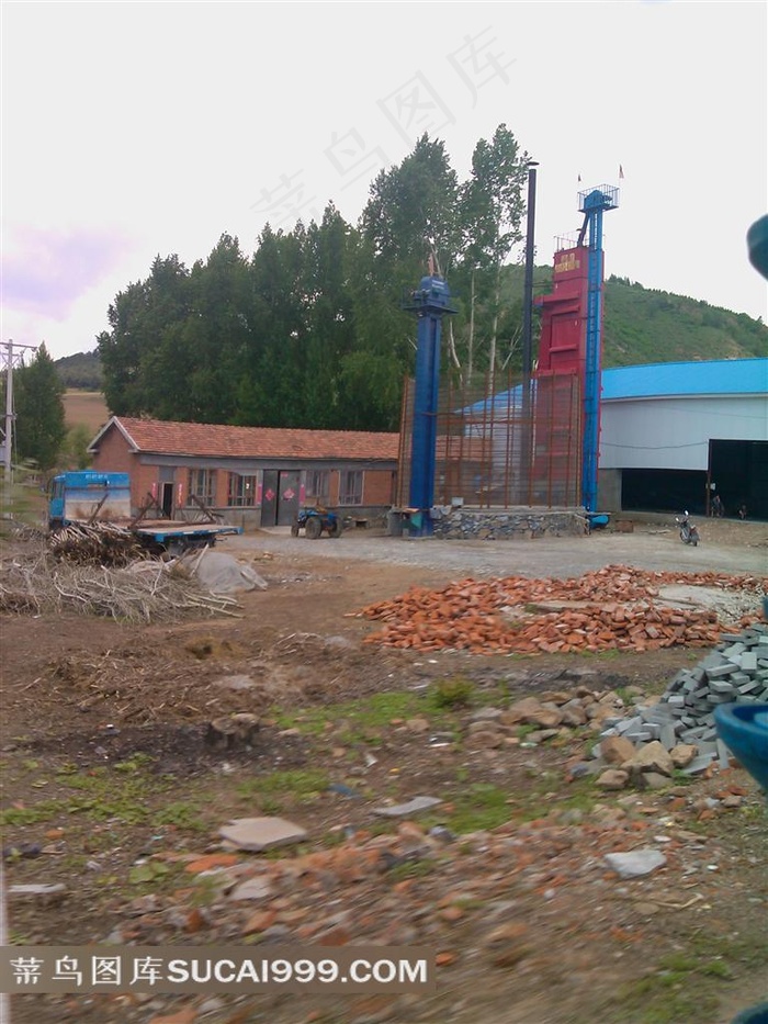 高清外工厂的狼藉摄影